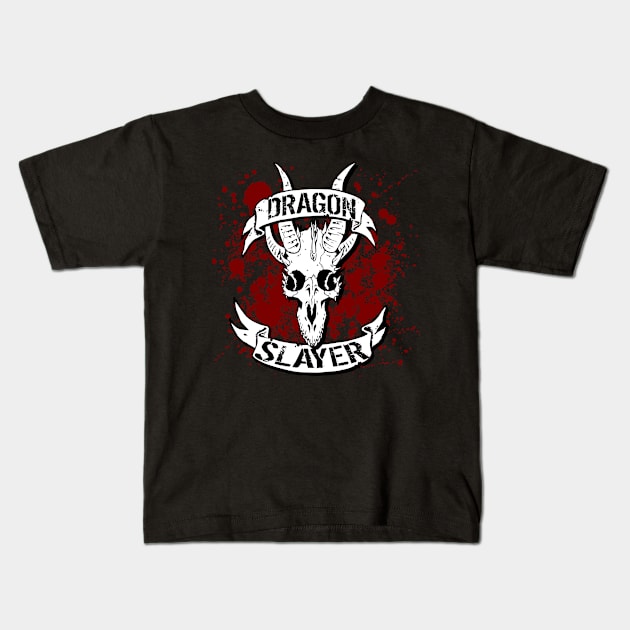 DRAGON SLAYER Kids T-Shirt by RoodCraft